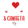 i love wine and canasta