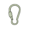 Snap hook climbing climber