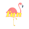 Flamingo fun