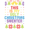 Pull-en-ciel moche de Noël