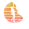 Climbing retro silhouette