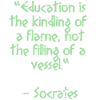 Socrates citat - Uddannelse er | visdom