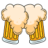 Bierglas Symbol Comic Bière