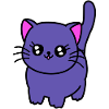 Purple cat