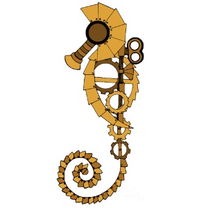 Caballito de mar Steampunk