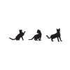 3 cats