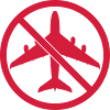 No plane sign