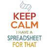 Keep Calm Spreadsheet