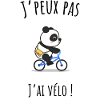 J'peux pas j'ai vélo, panda