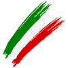 Bandiera italiana pittura bandiera dell'italia