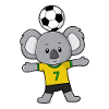 Koala Soccer Player Soccer