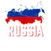 Russie Drapeau carte