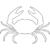 Contraste de crabe