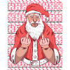 Ugly Christmas sweater Santa Claus
