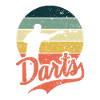 Dart - Darten - Dartscheibe - Retro Geschenk