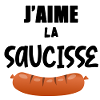 J'aime la saucisse