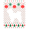 Chien Akita de Noël