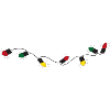 Lichterkette mit bunten Lichtern