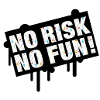 No Risk No Time Celebration Design