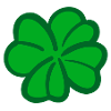 Cloverleaf green luck