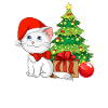 Merry Christmas Cat