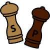 Peper en zout / cadeau idee hobbykok / kruiden