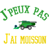 T shirt j'peuxpas j'ai moisson homme, femme,