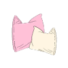 2x pillows