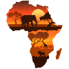 African Safari Map