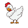 Dabbing Chicken Kids Chicken Farming Dabbing