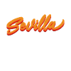 Sevilla Gradient Script Logo