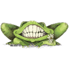 Grinning frog