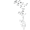 Flying Notes Black