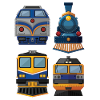 Trains trains modèle ferroviaire cadeau