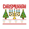 Merry Chrismukkah Chanuka Chanukah hebrajski Jüdi