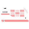 container ship pink