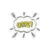 OOPS! Comic Bubble Cartoon Font