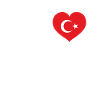 Corazón Media Luna Estrella Bandera De Turquía Bandera Estambul