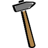 Outil bricoleur - Outil artisan - marteau
