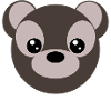 Petit Ours Brun Cute