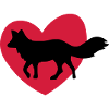 Wolf / dog / heart - dog / heart