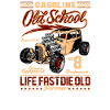 Old School Rockabilly Hot Rod