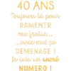40 ans anniversaire