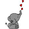 Elefant Herz