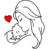 Frau Kind Liebe