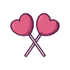 Valentine Lollipops