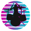 Drums drummer neon