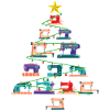 Kerst naaimachine kerstboom Quilter geschenk
