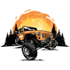 Sunrise Jeep Offroad Vista