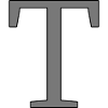 Buchstabe T Anfangsbuchstabe